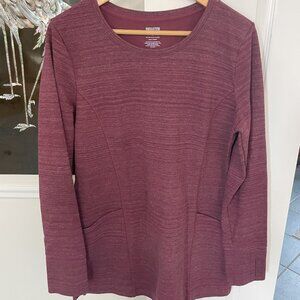 Duluth Trading Company Maroon Tunic